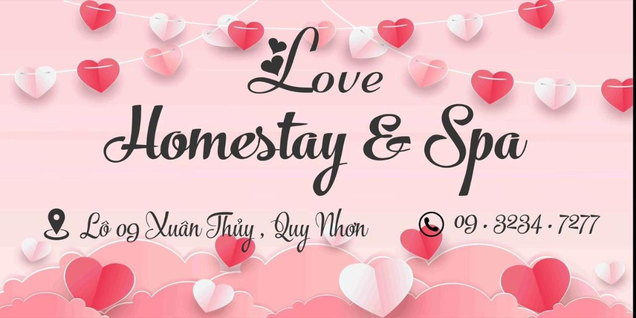 Love Homestay & Spa Куи Нхон Екстериор снимка